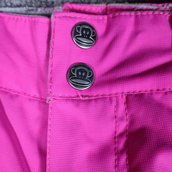 Paul Frank Snow Pants Youth Girls XS Pink Julius Insulated Ski Grow With Me - Picture 7 of 16